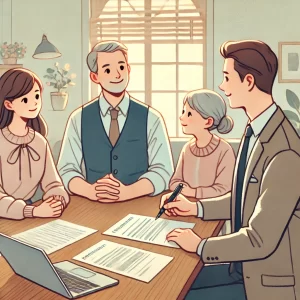 遺産相続の流れのイメージ